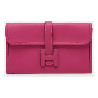 Hermes Purple/Black Leather Jige Duo Verso Wallet