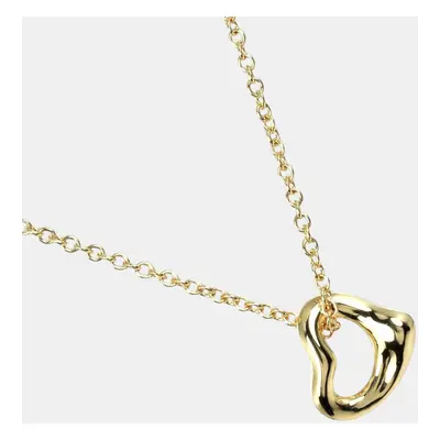 Tiffany & Co. 18K Yellow Gold Open Heart Necklace