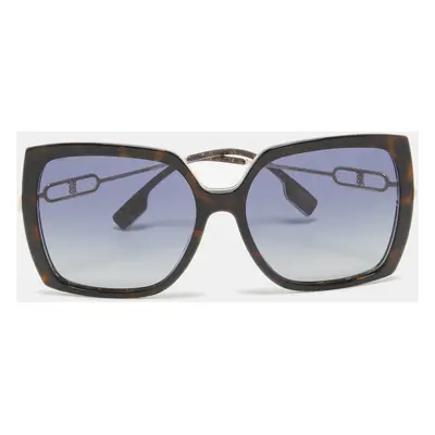 Burberry Brown/Blue Gradient B Luna Limited Edition Oversized Sunglasses