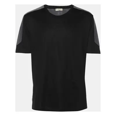 Balenciaga Black/Grey Cotton T-Shirt