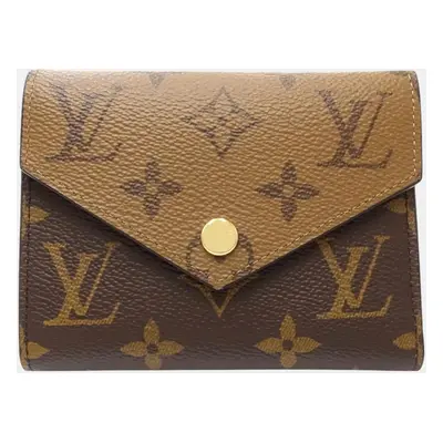 Louis Vuitton Brown Canvas Monogram Tri-Fold Wallet