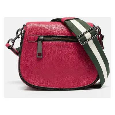 Marc Jacobs Fuchsia Leather Recruit Nomad Saddle Shoulder Bag