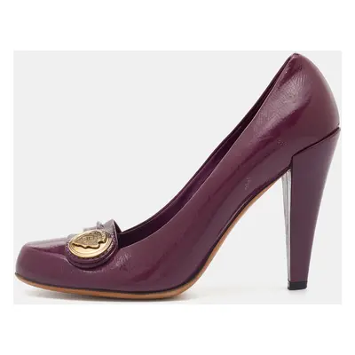 Gucci Purple Patent Leather Hysteria Pumps Size