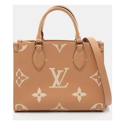 Louis Vuitton Leather Beige Arizona Creme Handbag