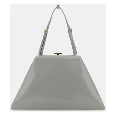 Prada Nube Light Grey Leather Handbag