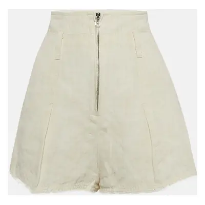 Jacquemus Cream Linen Blend Le Short Santon Shorts