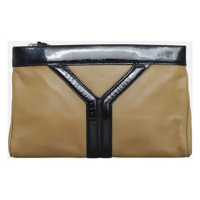 Saint Laurent Mix Patent Leather Clutch