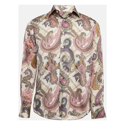 Etro Multicolor Paisley Print Button Front Shirt