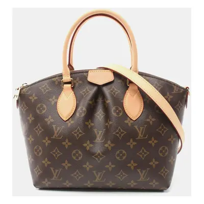 Louis Vuitton Coated Canvas Leather Monogram Brown Boetie Nm Pm Handbag