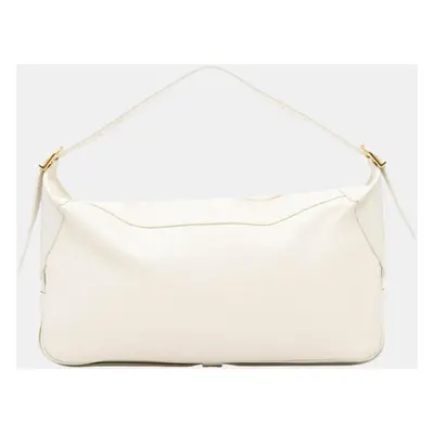 Celine White Medium Calfskin Romy Shoulder Bag