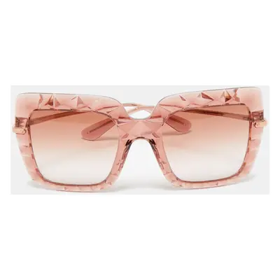 Dolce & Gabbana Rose Gold Gradient DG6111 Square Sunglasses