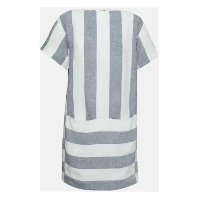 Weekend Max Mara Blue & White Striped Linen Dress