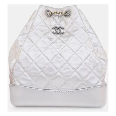 Chanel Metallic Crumpled Calfskin Gabrielle Backpack