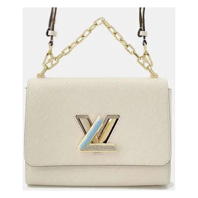 Louis Vuitton Ivory Epi Leather Twist bag Size Mm