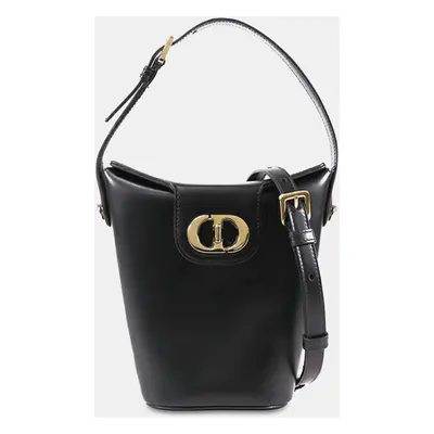 Dior Mini Calfskin Montaigne Amber Bucket Bag