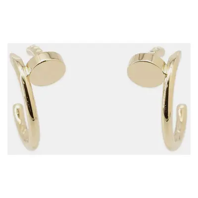 Cartier 18K Yellow Gold Juste Un Clou Earrings