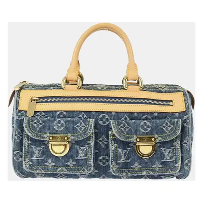 Louis Vuitton Blue Monogram Denim Neo Speedy Handbag