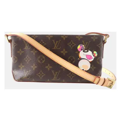 Louis Vuitton Brown Canvas Monogram Panda Trotter Shoulder Bag