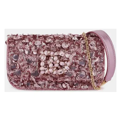 Dolce & Gabbana Rosa (Pink) Sequins 3.5 Handbag