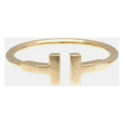 Tiffany & Co. 18K Rose Gold T Wire Band Ring EU