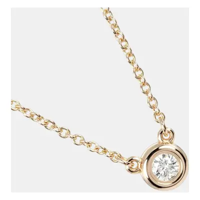 Tiffany & Co. 18K Pink Gold Diamonds by the Yard Pendant Necklace