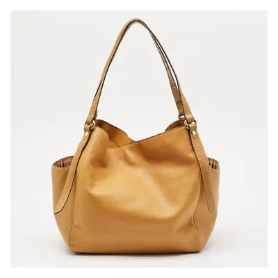 Burberry Mustard Leather Canterbury Tote