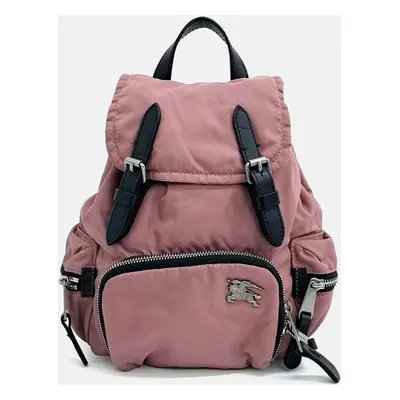 Burberry Pink Fabric backpack bag