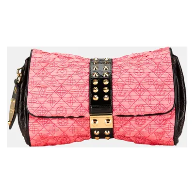 Louis Vuitton Black/Pink Monogram Coquette Pochette