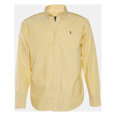 Ralph Lauren Yellow Cotton Button Front Shirt