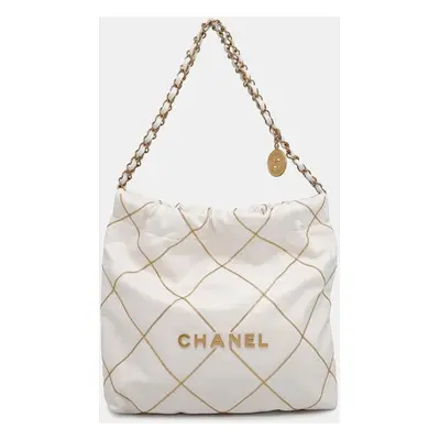 Chanel Shiny Calf Leather Small Chain Shoulder Bag