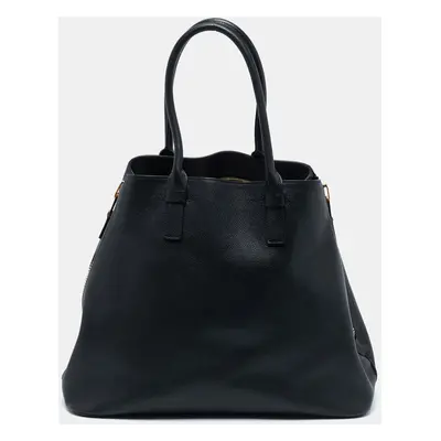 Tom Ford Black Leather Jennifer Tote