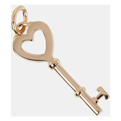 Tiffany & Co. 18K Rose Gold Heart Key Pendant