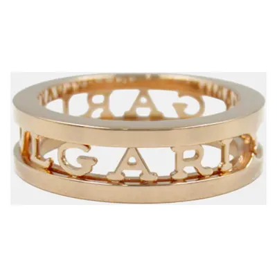 Bvlgari 18K Rose Gold Band Ring EU