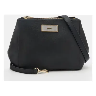 DKNY Black Leather Shoulder Bag