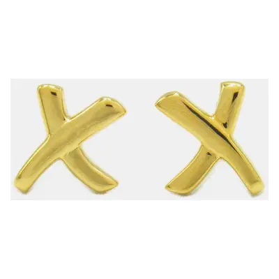 Tiffany & Co. 18K Yellow Gold Paloma Picasso X Earrings