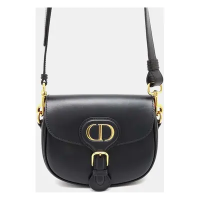 Dior Black Leather Bobby Shoulder Bag Size Small