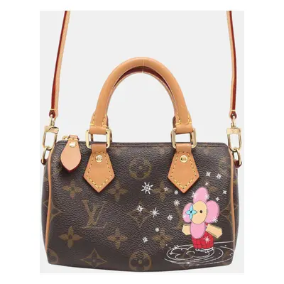 Louis Vuitton Rose Monogram Nano Speedy Vivienne Bag