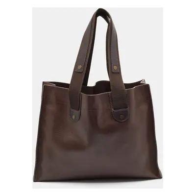 Louis Vuitton Dark Brown Utah Leather Mohi Tote