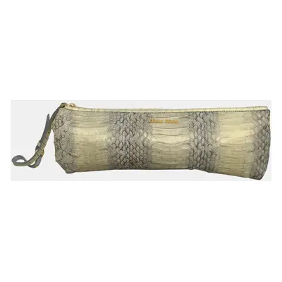 Miu Miu Python Clutch