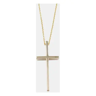 Tiffany & Co. 18K Rose Gold Cross Pendant Necklace