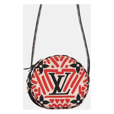 Louis Vuitton Rouge Monogram Giant Crafty Boite Chapeau Souple Shoulder Bag