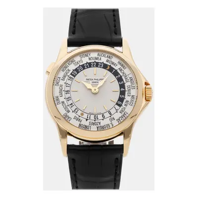 Patek Philippe Silver 18k Yellow Gold Complications 5110J-001 Automatic Men's Wristwatch mm