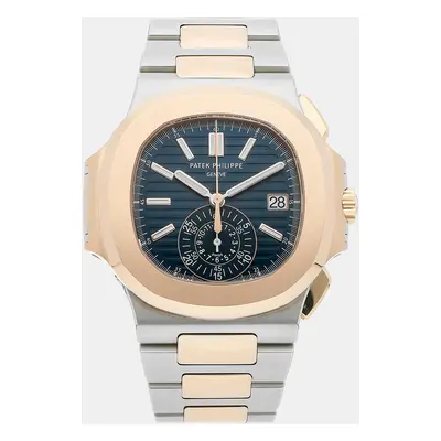 Patek Philippe Blue Stainless Steel Nautilus 5980/1AR-001 Automatic Men's Wristwatch mm