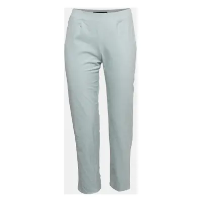 Piazza Sempione Blue Stretch Cotton Audrey Trousers