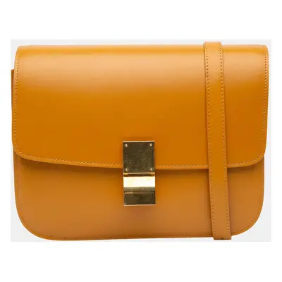 Celine Brown Medium Calfskin Classic Box