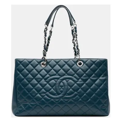 Chanel Blue Caviar Grand Shopping Tote