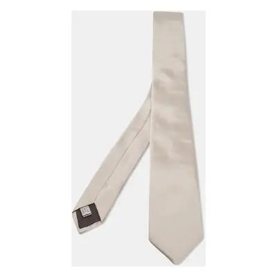 Dior Homme Grey Silk Skinny Tie