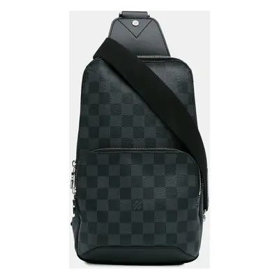 Louis Vuitton Black Canvas Louis Vuitton Damier Graphite Avenue Sling