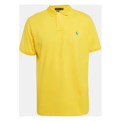 Polo Ralph Lauren Yellow Pique Cotton Polo T-Shirt