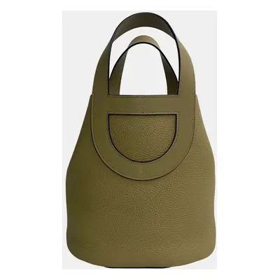 Hermes Beige Leather In The Loop Handbag